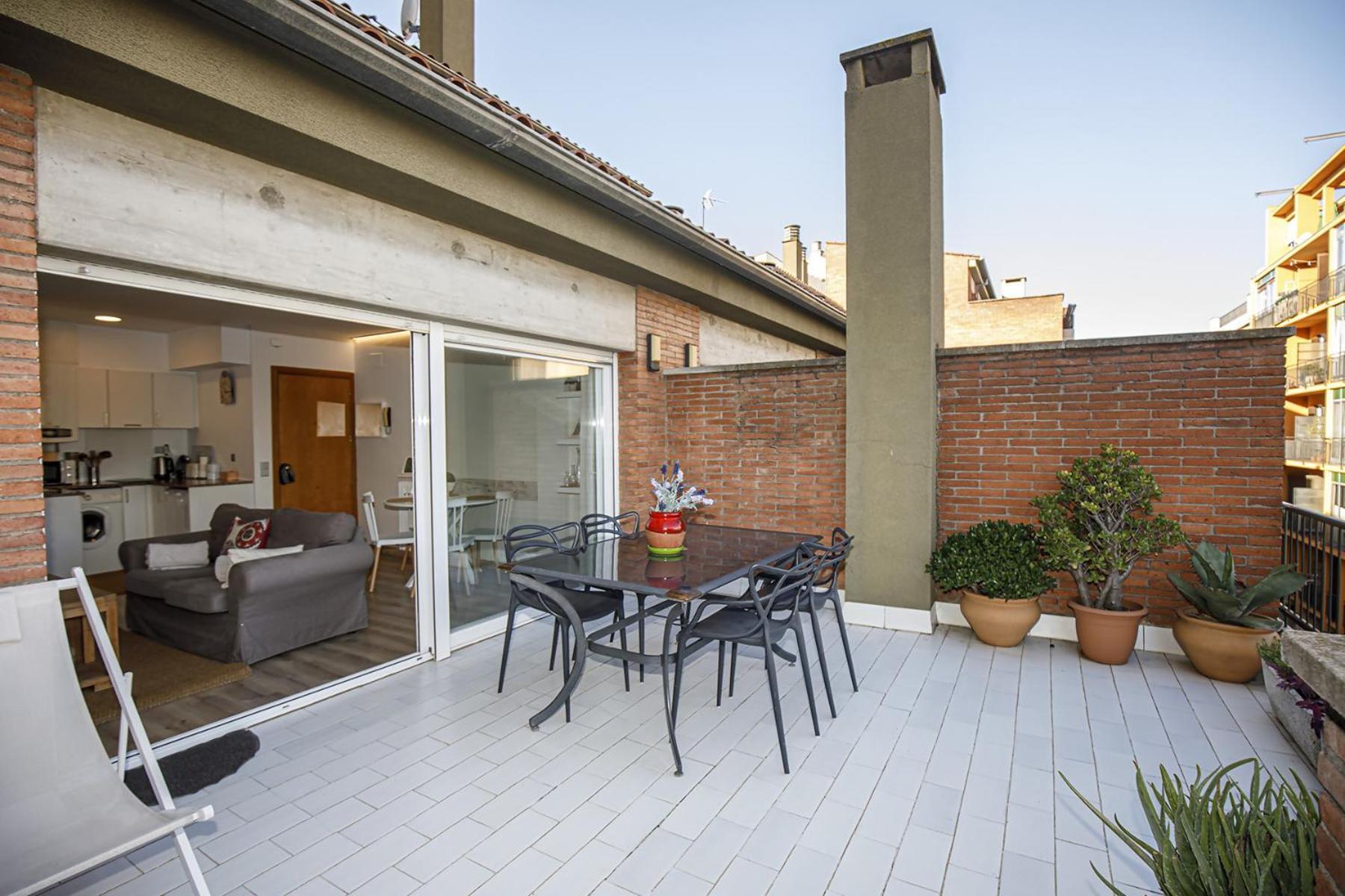 Apartamento Con Gran Terraza En Girona Exteriör bild
